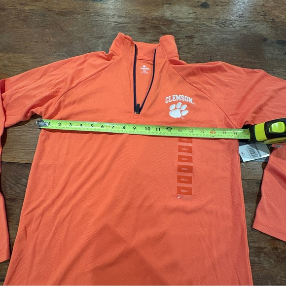 NWT Clemson Tigers Knights Apparel long sleeve 1/4 zip pullover Small - Picture 8 of 10